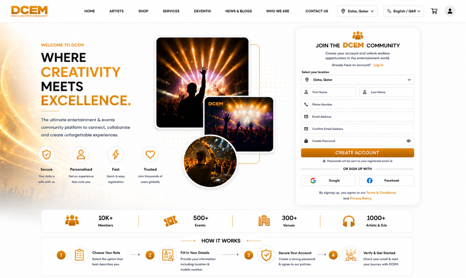 Doha Clubs event community